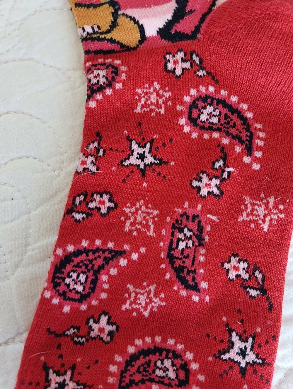 4 Sets Of Cowgirl/ BoyWestern Socks NOS Size Range 8 To 11 Rodeo Southwest Cute! - Picture 3 of 16